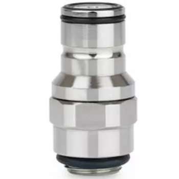Raccord rapide Thermal Grizzly DeltaMate mâle - M, nickel brillant