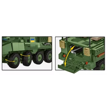 COBI Stryker M1126 ICV Maquette de véhicule militaire à l'échelle 1:35