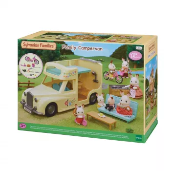 Coffret de jeu camping-car Sylvanian Families EPOCH - véhicule d'aventure camping en famille