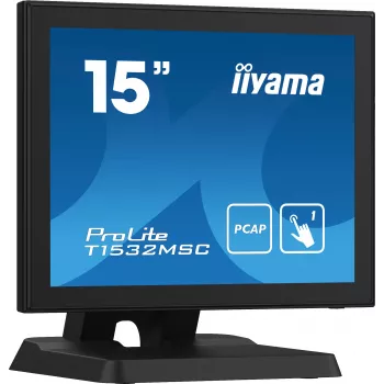 Iiyama ProLite T1532MSC-B5X Moniteur LED tactile capacitif projeté 15