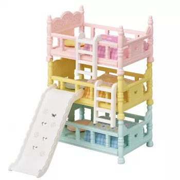 Lit superposé pour bébés à trois étages Sylvanian Families