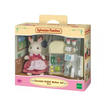 Ensemble de cuisine mère lapin chocolat Epoch Sylvanian Families