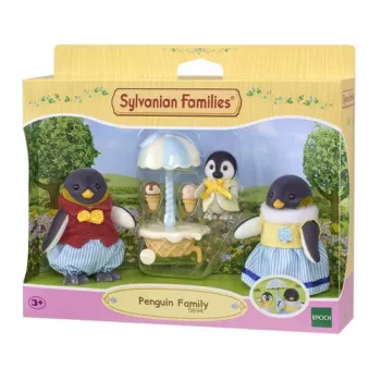 Ensemble de figurines famille de pingouins Sylvanian Families
