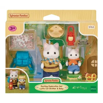 Ensemble explorateur aventure Sylvanian Families avec deux figurines