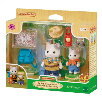 Ensemble explorateur aventure Sylvanian Families avec deux figurines