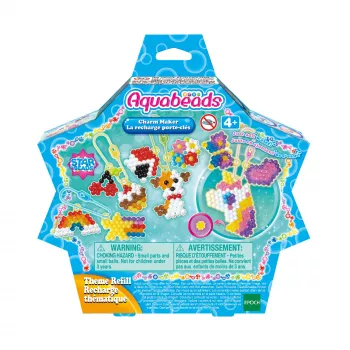 Ensemble EPOCH Aquabeads breloques et pendentifs - plus de 600 perles, 10+ modèles, kit créatif à l'eau pour enfants dès 4 ans