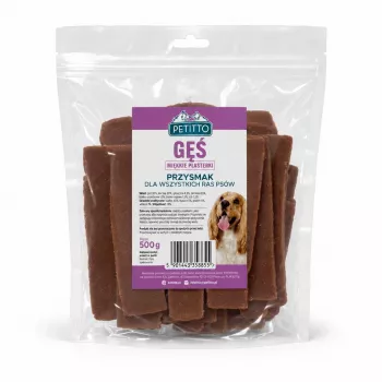Friandises pour chien PETITTO tranches d'oie