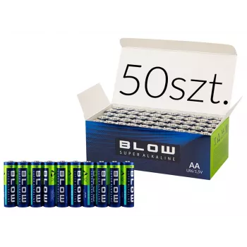 AA LR6 Super Alkaline Lot de 50 piles en boîte – 1,5V énergie longue durée