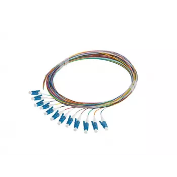 Pigtail LANBERG SM LC/UPC Semi-Tight 9/125 G657A1 12x2m multicolore