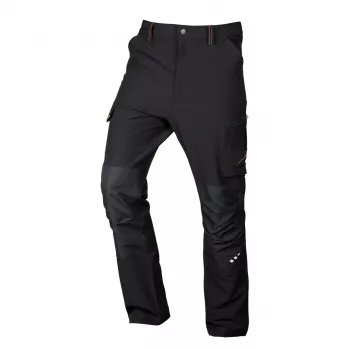 Pantalon de travail NEO TOOLS Mix&Match 4-way stretch, noir-orange, XL