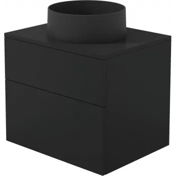 DEANTE Lofty Meuble vasque mural blanc avec lavabo composite 360 mm
