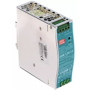 Alimentation sur rail DIN MEAN WELL EDR-120-12 120 W 12 V 10 A alimentation à découpage industrielle