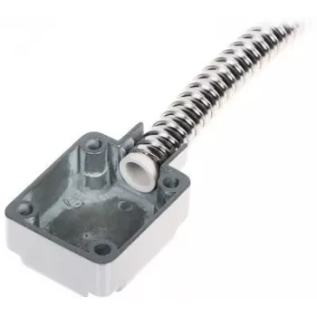 DELTA ATLO-KP-11X400 gaine de protection métallique pour câbles, acier inoxydable, argent