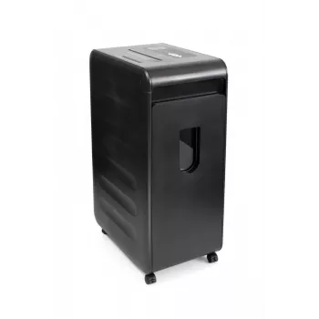 WALLNER MR 4020 C2 Cross-Cut Paper Shredder, P-4, 10 Sheets, 20 L, Black
