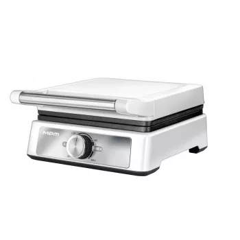 MPM MGO-41 gaufrier 1600W blanc – gaufrier belge avec plaques antiadhésives