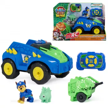 Paw Patrol : Le Film Dino - Véhicule de secours Dino RC Chase de Spin Master