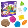 Kinetic Sand Beach Adventure ensemble – 907g de sable en 3 couleurs avec moules, outil et bac de jeu