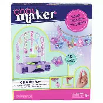 Kit de création de bijoux DIY Spin Master Cool Maker Charm'd Charm Studio