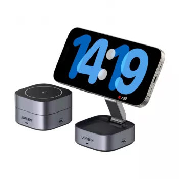 Chargeur mural USB-C 20W UGREEN W256 avec câble USB-C vers USB-C 1 m - noir