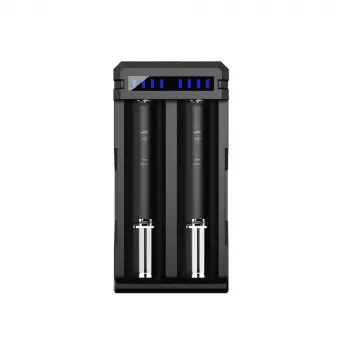 Chargeur de batterie Li-ion 18650 USB-C XTAR SC2, 3,7 V