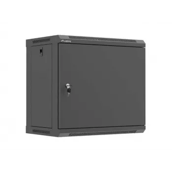 Baie rack murale LANBERG WF03-5309-00B 19 pouces 9U 540x350 noire à porte métallique pleine (en kit)