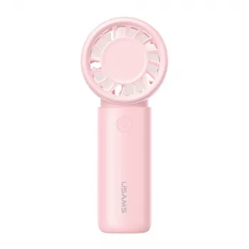Ventilateur à main USAMS BC Series, rose, 500 mAh