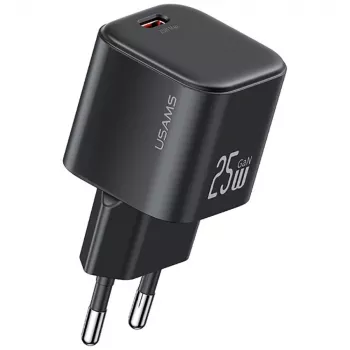 Chargeur rapide USAMS 25W GaN USB-C - blanc