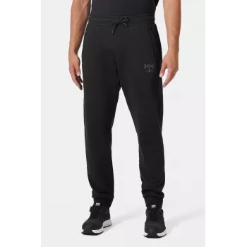 Pantalon de jogging Essential Helly Hansen noir homme coupe regular French Terry