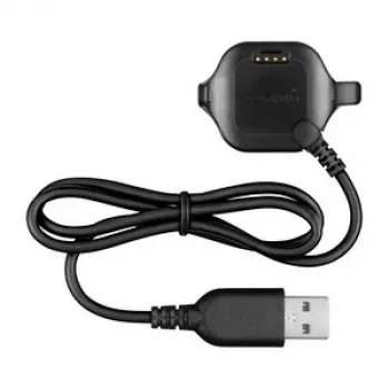 Câble de données avec pince de charge Garmin Forerunner 20/25 - 1 m USB-A vers pince propriétaire, noir