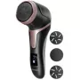 Râpe à pieds électrique CONCEPT PN3020 noire – râpe à callosités rechargeable avec 2 rouleaux en quartz, 90 minutes d'utilisation sans fil