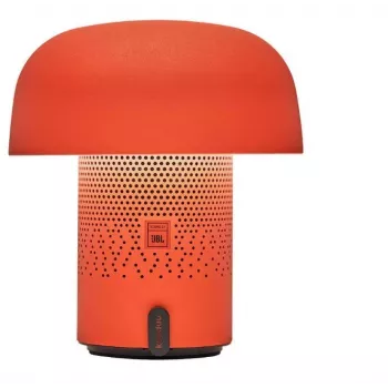 Enceinte Bluetooth portable KOODUU Sensa Play avec lampe LED RGB variable, IPX4 résistant aux éclaboussures, appairage TWS, USB-C, orange