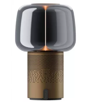 Lampe LED portable KOODUU Serena Play avec haut-parleur Bluetooth marron