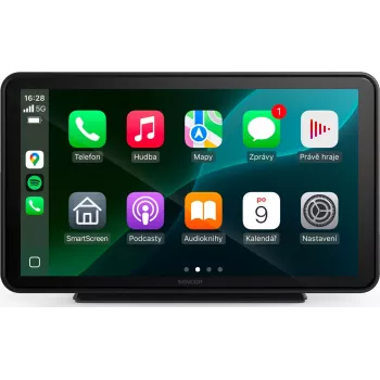 SENCOR SCT M760 BWT 7 inch 2DIN CarPlay Android Auto Bluetooth Car Radio with Rear Camera Input