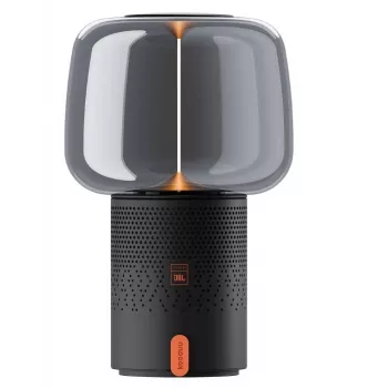 Lampe LED portable KOODUU Serena Play avec haut-parleur Bluetooth grise
