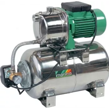 BOOST PUMP 1100W CAM 88/25X HL (MARINA) - pompe périphérique auto-amorçante 1100W, hauteur de refoulement max. 48m, débit 4,8m³/h, 1 pouce BSP, fonte