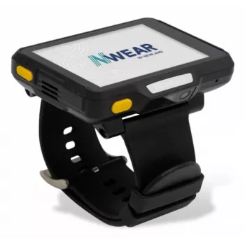 Montre connectée Newland WD1-V2 avec écran tactile 2,8 pouces 3 Go/32 Go BT WiFi 4G GPS et caméra. Incl. bracelet, câble USB-C et adaptateur MultiPower. OS : Android 13.0 GMS