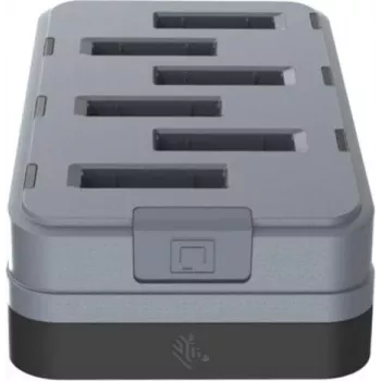 Chargeur de batteries de rechange Zebra WS301 6 emplacements permettant de charger 6 batteries. Pays - USB Type-C