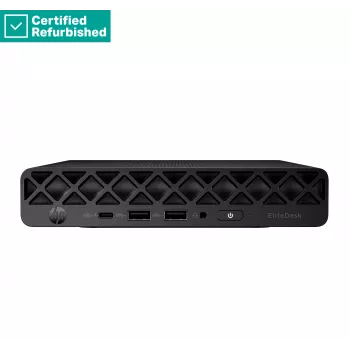 RENEW SILVER HP EliteDesk 8 G1i Mini - Ultra 9-285, 64 Go, 1 To SSD, souris USB, Win 11 Home, 1 an