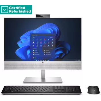 Ordinateur tout-en-un HP Elite 840 G9 AIO 24 RENEW SILVER - i7-14700, 16 Go, 512 Go SSD, 23,8 inch FHD non tactile AG, VESA/hauteur réglable, Win 11 Pro, 1 an