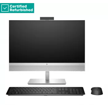 Ordinateur tout-en-un HP Elite 840 G9 AIO 24 RENEW SILVER - i7-14700, 16 Go, 1 To SSD, 23,8 inch FHD non tactile AG, FPR, hauteur réglable, DOS, 1 an