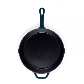 Salter BW13773GR Poêle en fonte 26 cm, verte