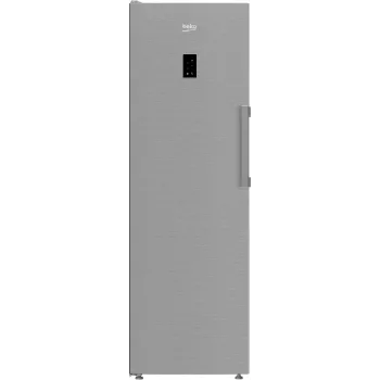 BEKO Upright Freezer B3RMFNE314XB, Energy class E, 186.5 cm, 286L, Inox color