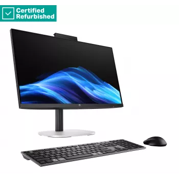 Ordinateur tout-en-un RENEW SILVER HP ProStudio 4 AIO 24 - Ultra 5-235, 16 Go, 512 Go SSD, 23,8 inch FHD non tactile AG, réglable en hauteur, souris USB, Win 11 Pro, 1 an