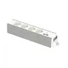 SCHNEIDER ELECTRIC UNICA SYSTEM+ MOD.UNIT 4XSCHUKO+USBA/C BLANC/GRIS