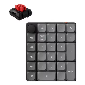 KEYCHRON K0 Max - Milk POM Red - Clavier numérique sans fil