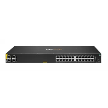 HPE Aruba Networking CX 6000 commutateur 24p 10M/100M/1G Class4 PoE 4p SFP 1G 370W