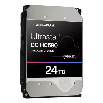 Disque dur WESTERN DIGITAL SAS 3,5 pouces 7200 rpm 24 To WUH722624AL5204 0F59373 Ultrastar DC HC590 0F59373