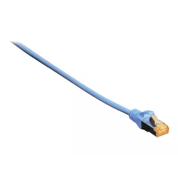 Câble patch DIGITUS - CAT6a - S/FTP - anti-accroche - Cu - 1 m - bleu