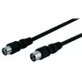 Câble coaxial Microconnect COAX025 2,5 m noir