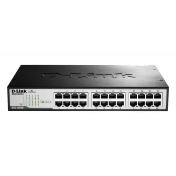 Switch D-LINK 24 ports 10/100/1000 Mbit/s rackable - non administrable